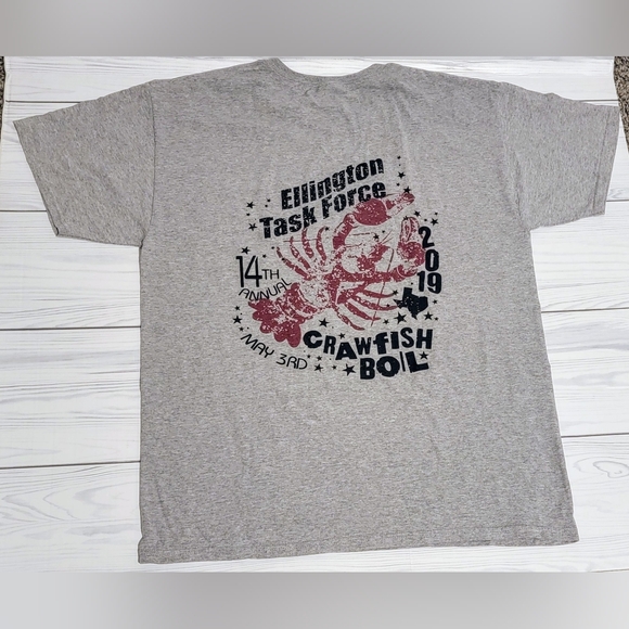 Jerzees Dri-Power Active Tee 2019 14th Annual Ellington Task Force Crawfish Boil - Picture 2 of 4
